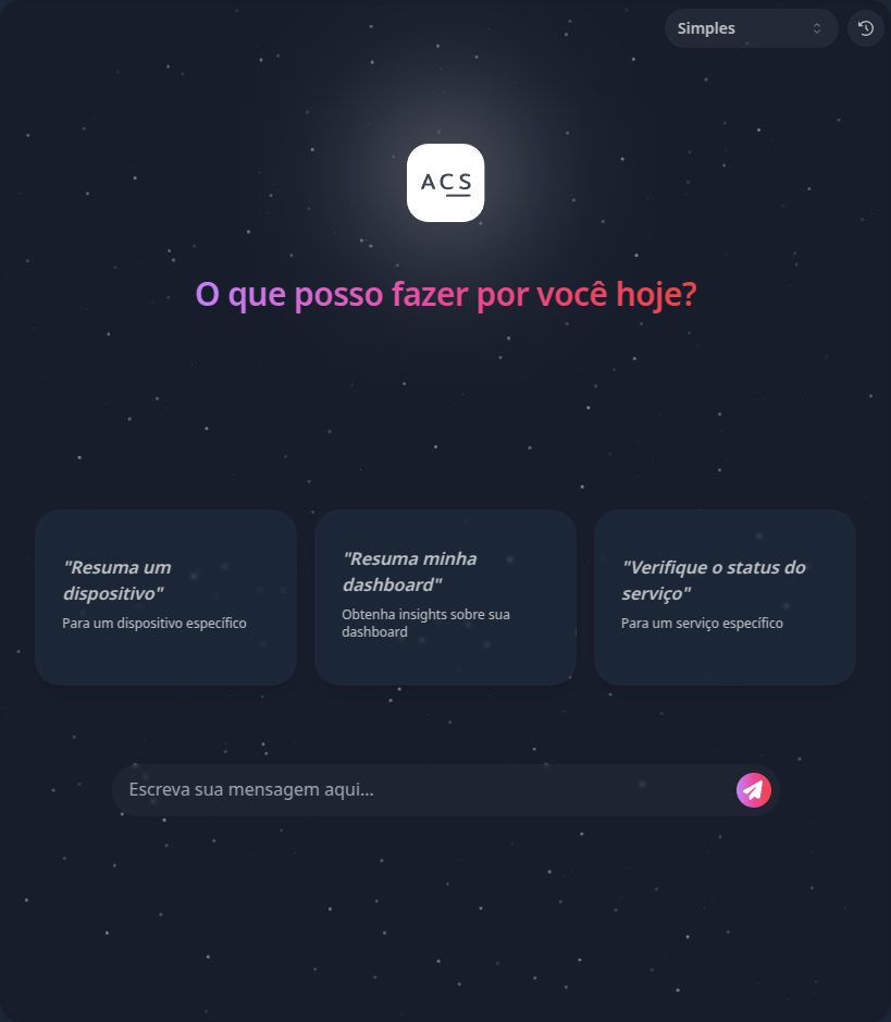 IXC ACS AI Assistant - intelligent chat interface for network diagnostics